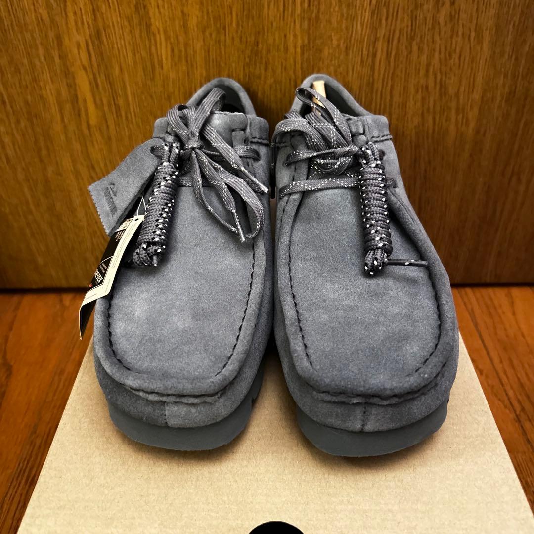 新品未使用】定価 34,100 クラークス ワラビー ゴアテックス グレー