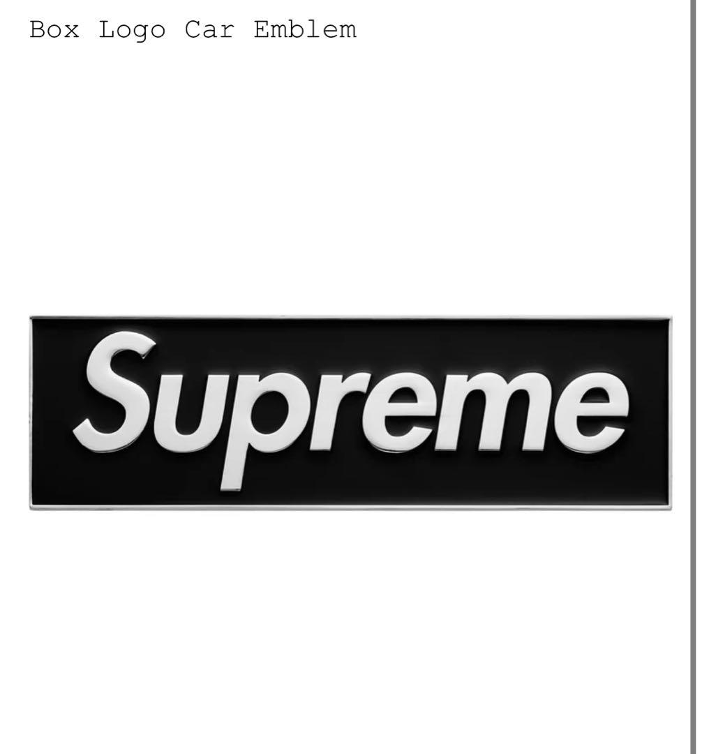 Box Logo Car Emblem 黒 楽天市場】Supreme Box Logo Car Emblem 