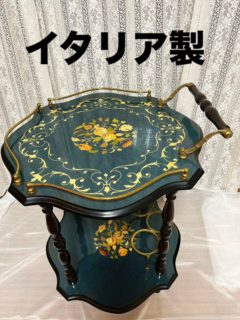 【イタリア製】　キッチンワゴン ロココ調 アンティーク調　ビィンテージ 楽天市場】ロココ（キッチンワゴン｜キッチン収納）：収納家具