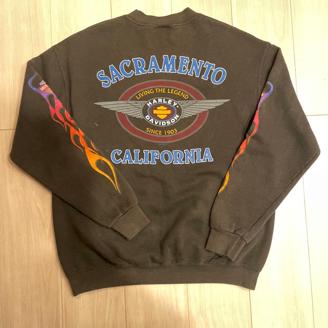 ハーレーダビッドソン スウェット 90s フレイム 炎 ビンテージ - メルカリ