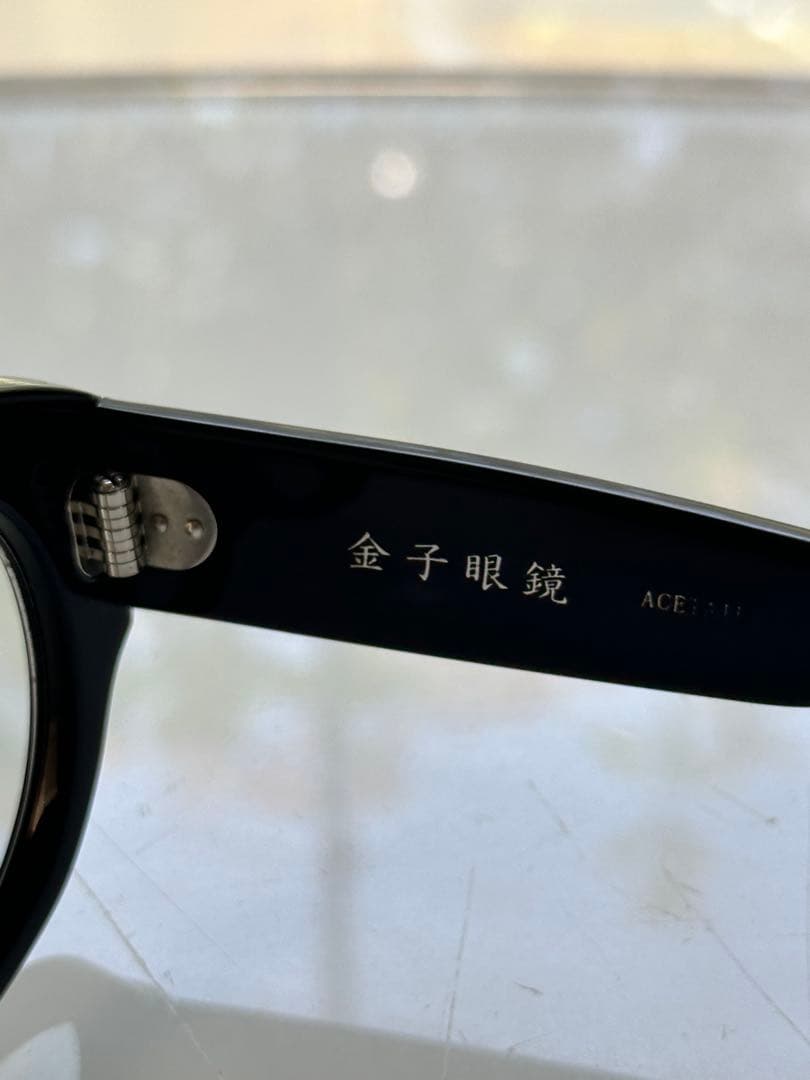 金子眼鏡 KA-23 BK 完売品 保証書桐箱入り