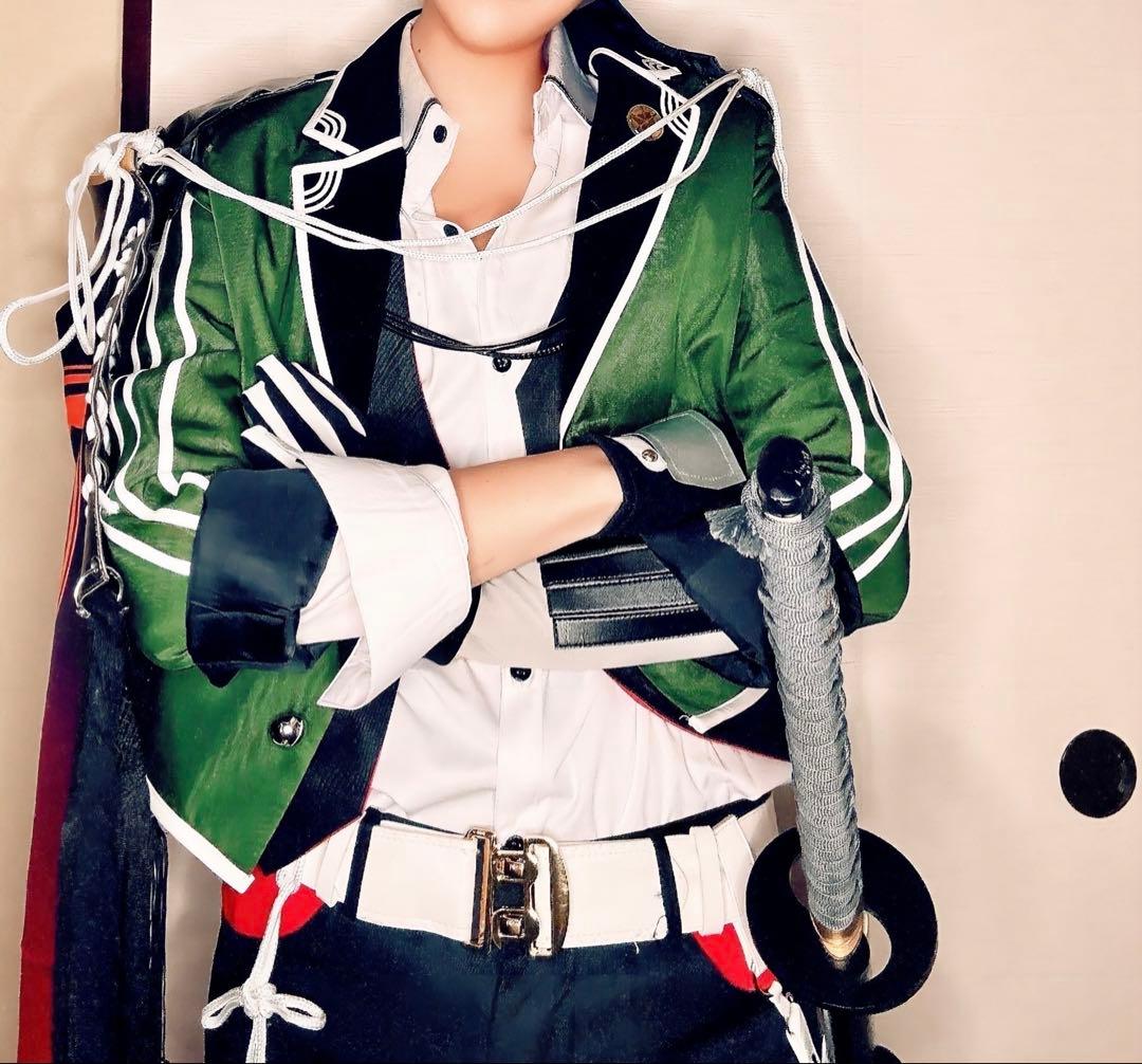 【コストモ製】刀剣乱舞 豊前江 コスプレ 送料無料】※改訂版※ とうらぶ風 緑×白×黒 豊前江