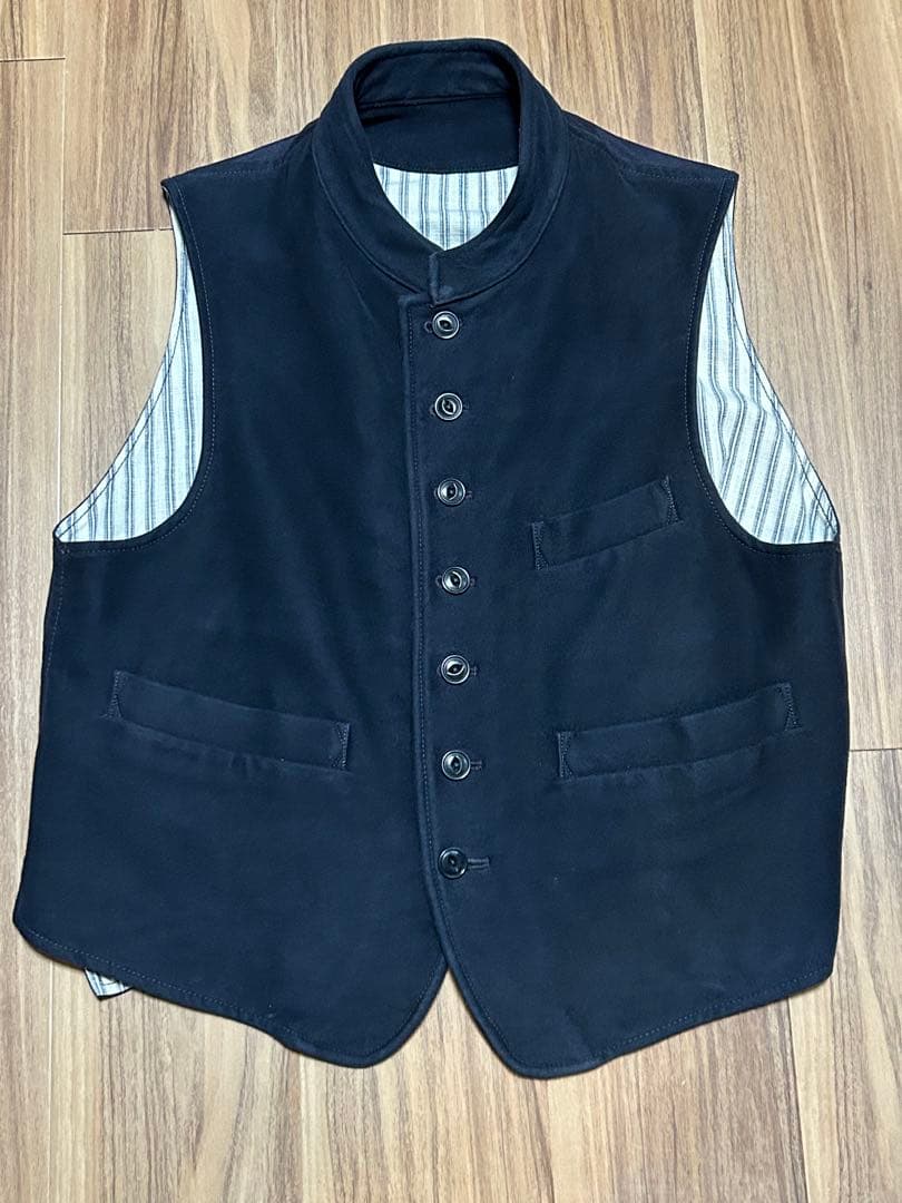 ノ*リ様 45R コットンフランネルの908スタンドベスト 45Rコットンフランネルの908スタンドベスト（トップ）: WOMEN｜45R