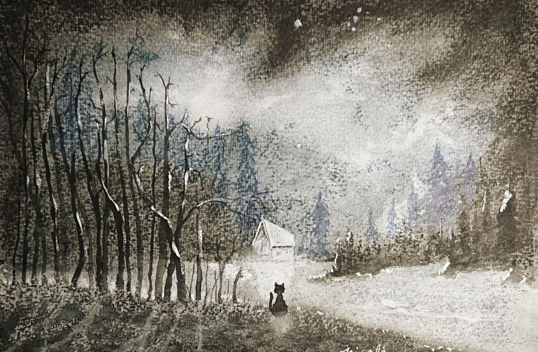 絵画 ☆ 魔法のNicolaの世界☆原画 ア−ト 風景画