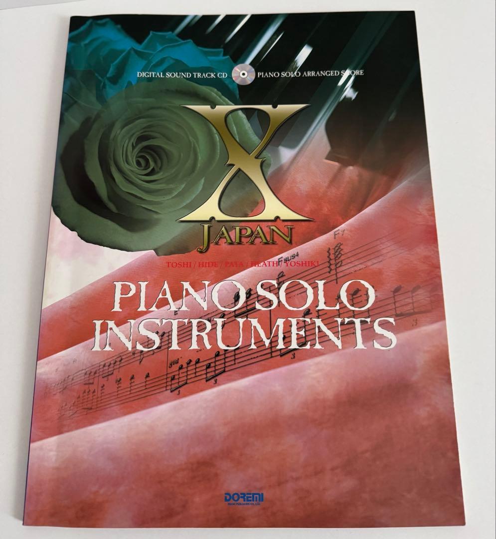 X JAPAN/ピアノソロ・インストゥルメンツ 楽譜 CD付き - メルカリ