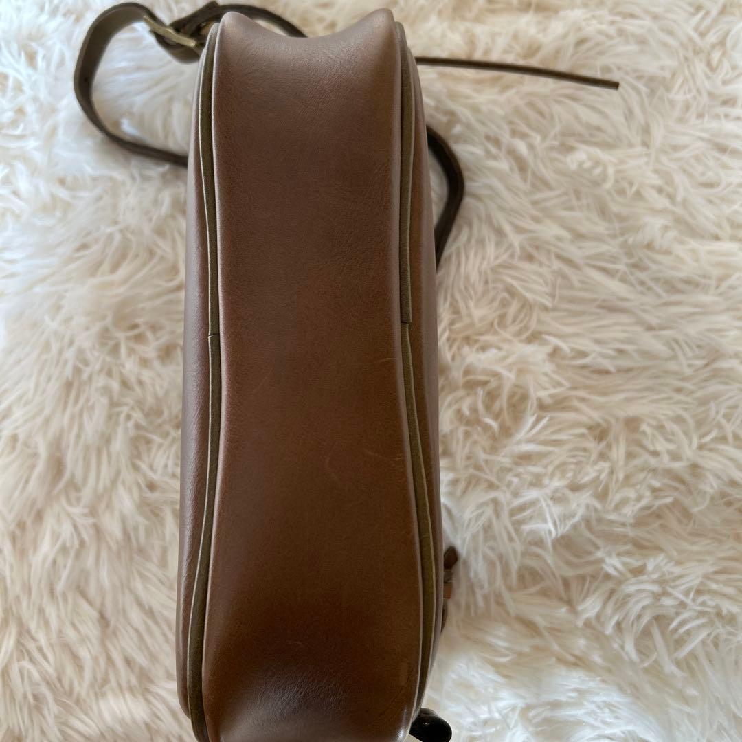 レア美品】HERZヘルツ CP 35 ふっくらショルダー グリーンベージュ