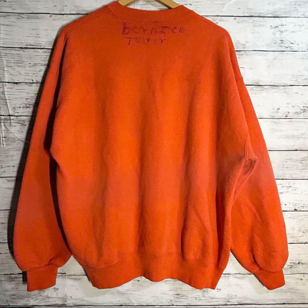 希少】 90's USA製 ラッセルアスレチック スウェット オレンジ XL