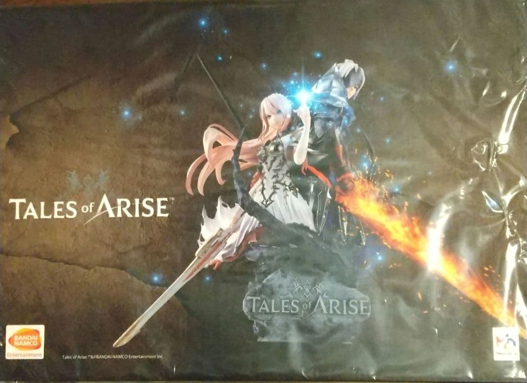 ★【未開封】テイルズオブアライズ　スタチューフィギュア+デスクマット+試供品 ☆【未開封】テイルズオブアライズ スタチューフィギュア+デスクマット