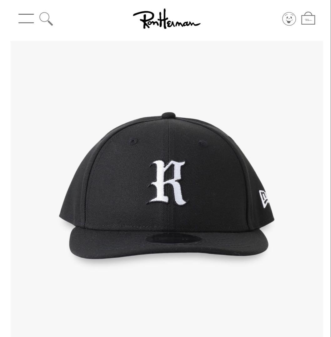 ブラック 9FIFTY スナップバックキャップ　ロンハーマン　ニューエラ New Era® for RHC Ron Herman 26SS『9FIFTY “R” CAP』が国内1月23日