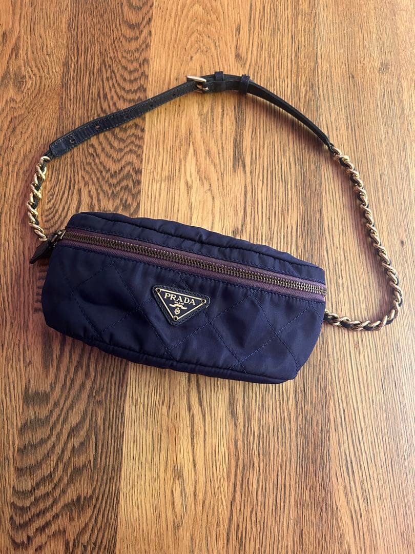 【9/23まで限定お値下】プラダ ウエストポーチ チェーン ショルダー 楽天市場】プラダ PRADA チェーン ショルダーバッグ サフィアーノ