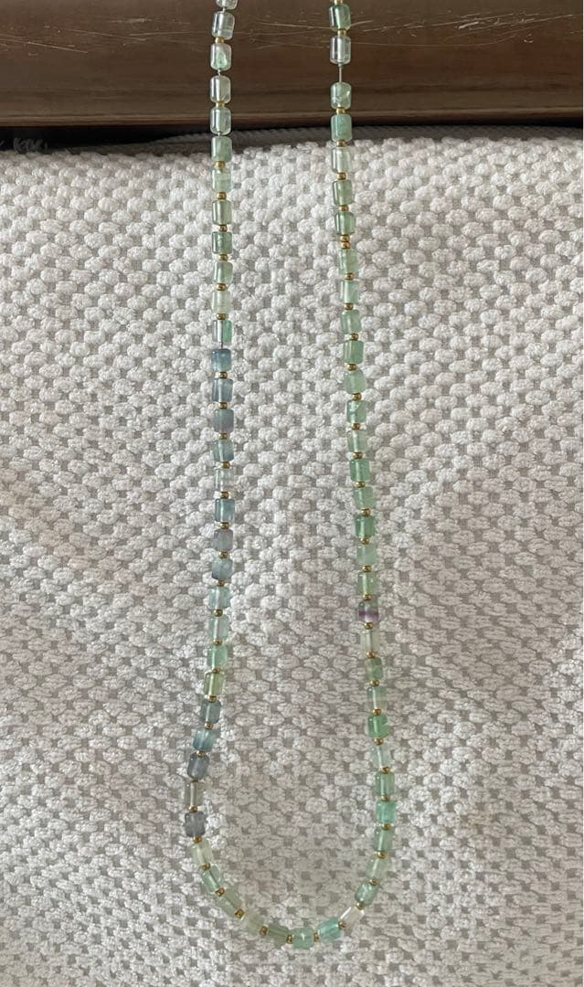 クリオ CHRIO☆フローライト ネックレス 天然石 ウェーブコンバーター