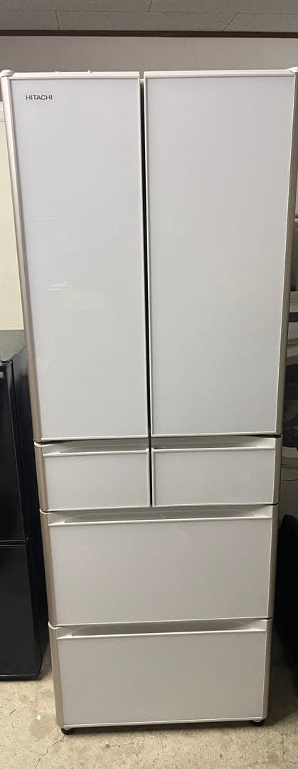 日立 冷蔵庫 6ドア クリスタルホワイト R-XG43K XW 2020年 R-XG43K-XW 冷蔵庫 真空チルド XGタイプ クリスタルホワイト [430L /6