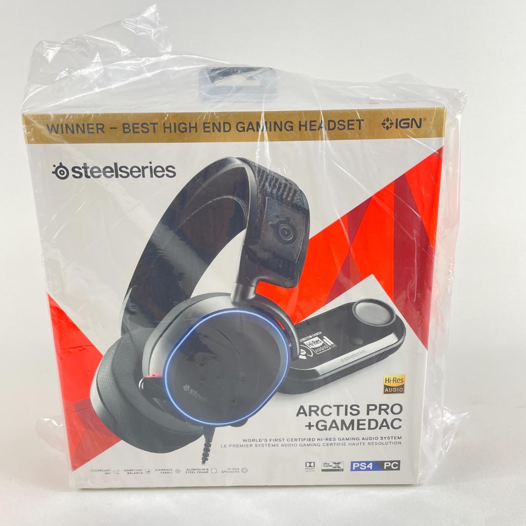 ヘッドホン SteelSeries Arctis Pro + Game DAC 61453 SteelSeries 61453 High-Resolution USB Gaming Headset Arctis Pro+