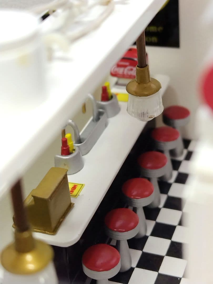 ✿逸品】ダンバリーミント コカコーラショップ 50'ダイナー ジオラマ