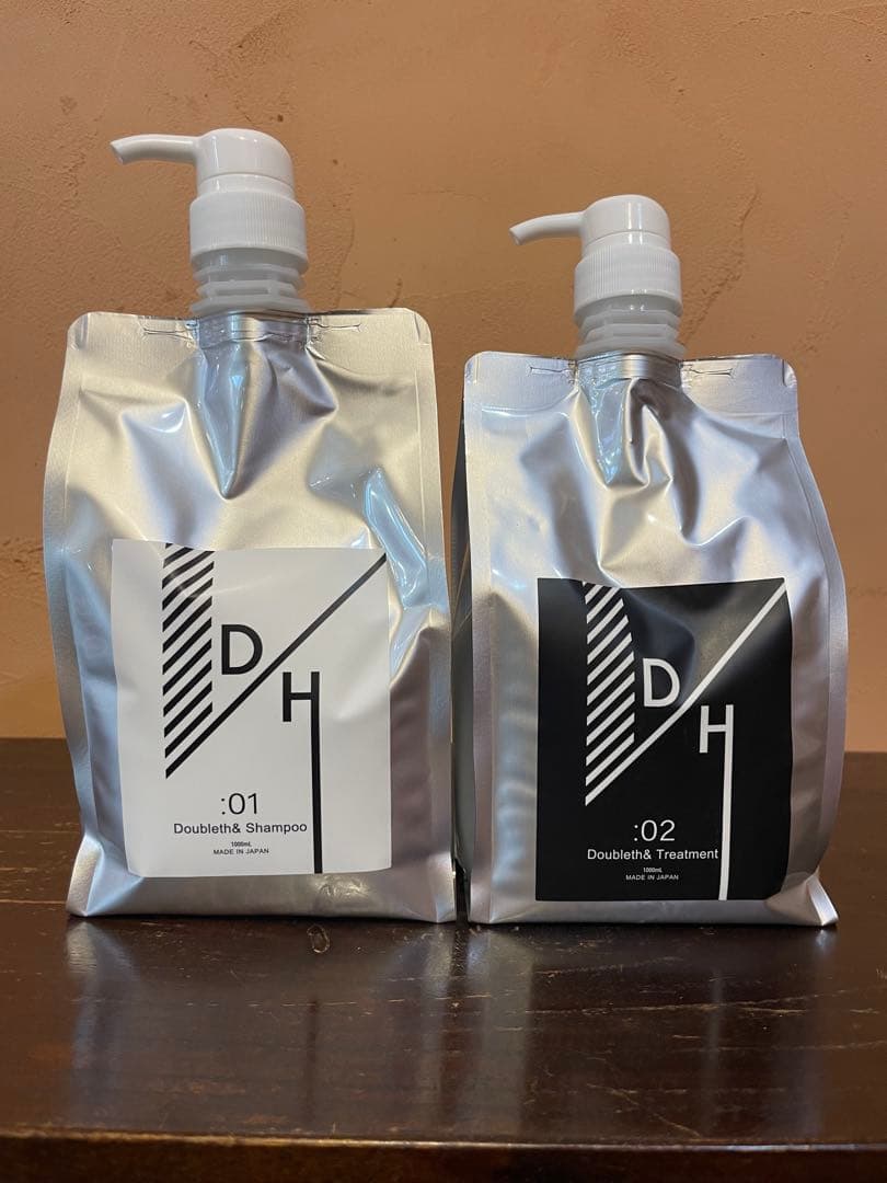 ダブレスシャンプートリートメントレフィル1ℓセット ダブレス シャンプー 300 1000 詰め替え 各1|2点セット ：01 Doubleth