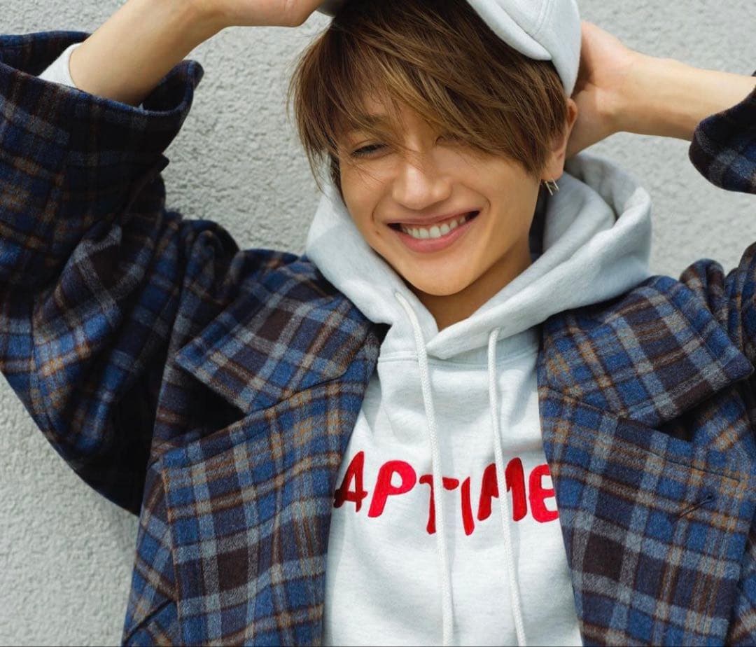 ナップタイム naptime. Nissy 西島隆弘 コート チェック ブルー - メルカリ