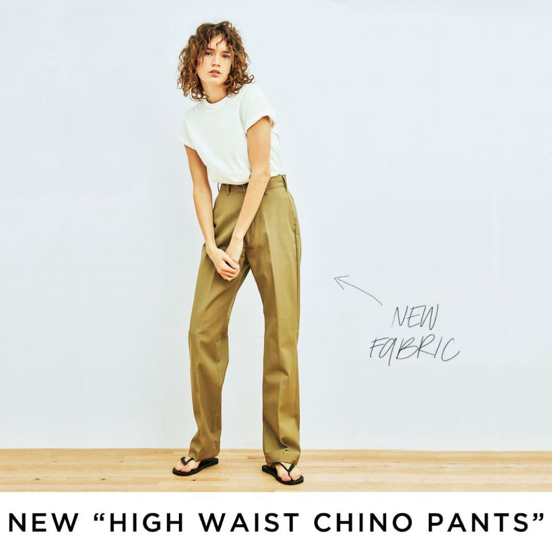 THE SHINZONE ハイウエストチノパンツ Shinzone｜ウォッシュド ハイウエスト チノパンツ WASHED HIGH WAIST