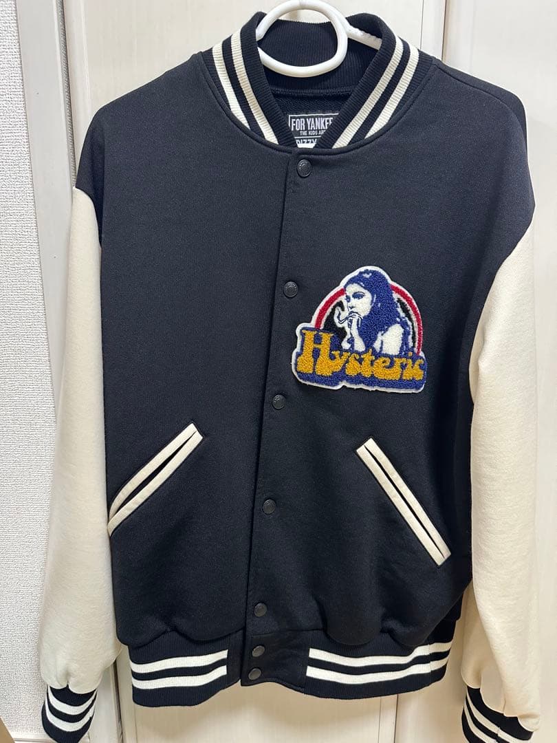 Hysteric Glamour スタジャン ブラック/ホワイト 中古・古着通販】Hysteric Glamour (ヒステリックグラマー) TURN THE