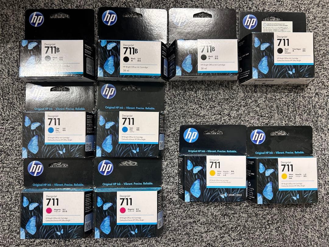 HP Designjet 711 711B 10個 3WX01A 純正カートリッジ HP711B HP(日本ヒューレット・パッカード