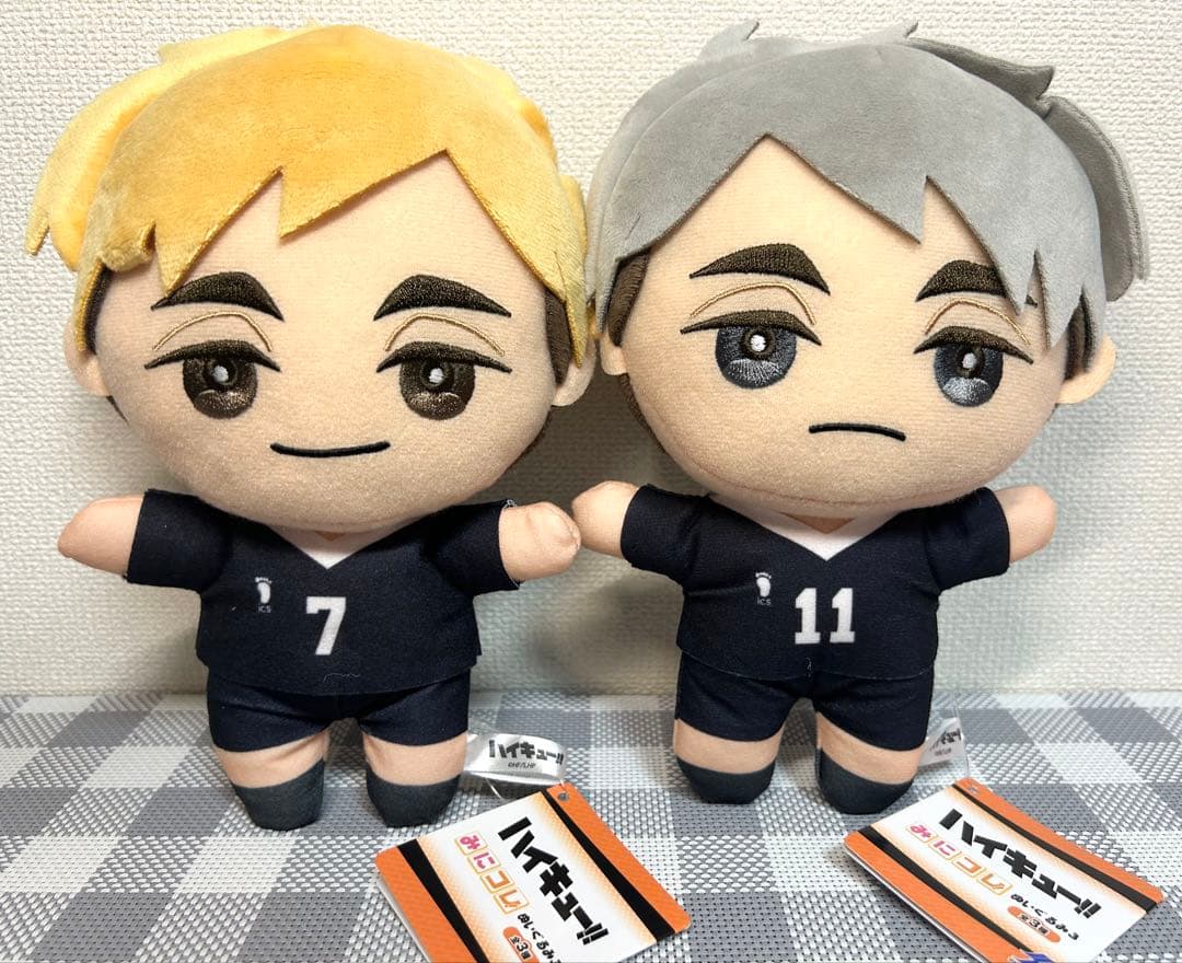 ハイキュー みにコレ！ぬいぐるみ3 宮侑 宮治 2個セット - メルカリ