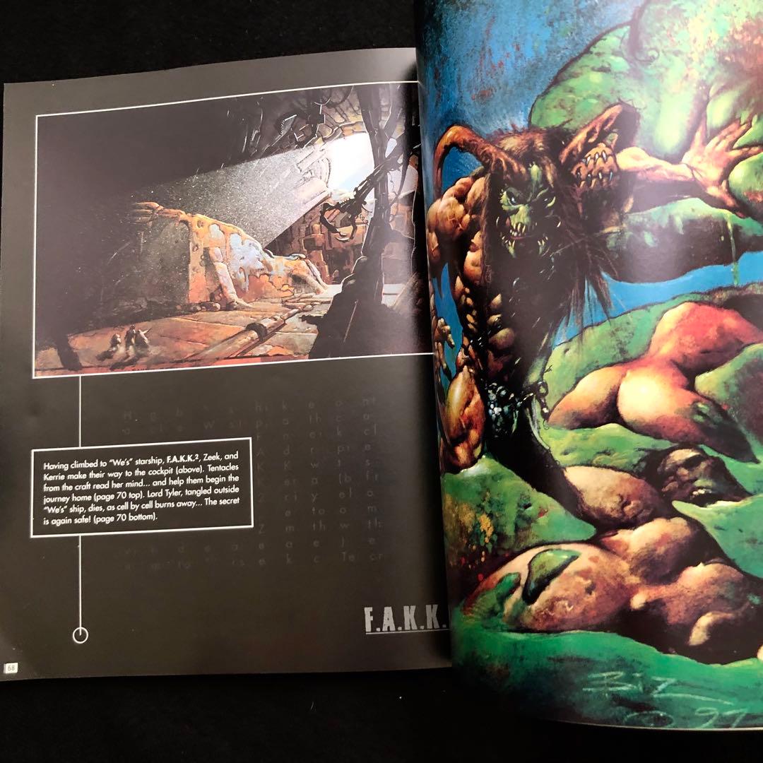 サイモン・ビズレー 画集「FAKK 2」1998年Heavy l