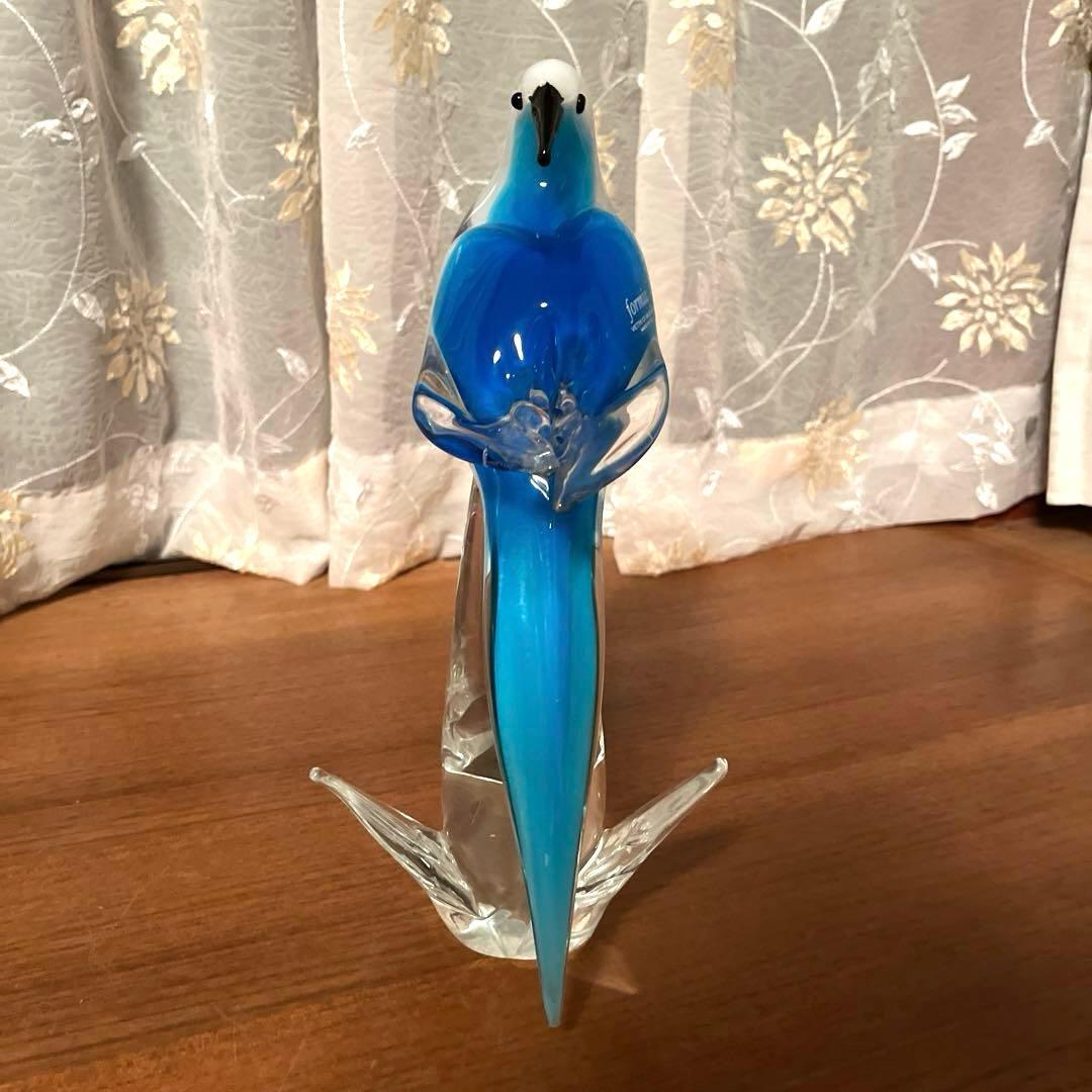 ムラーノガラス formia 青い鳥 - メルカリ