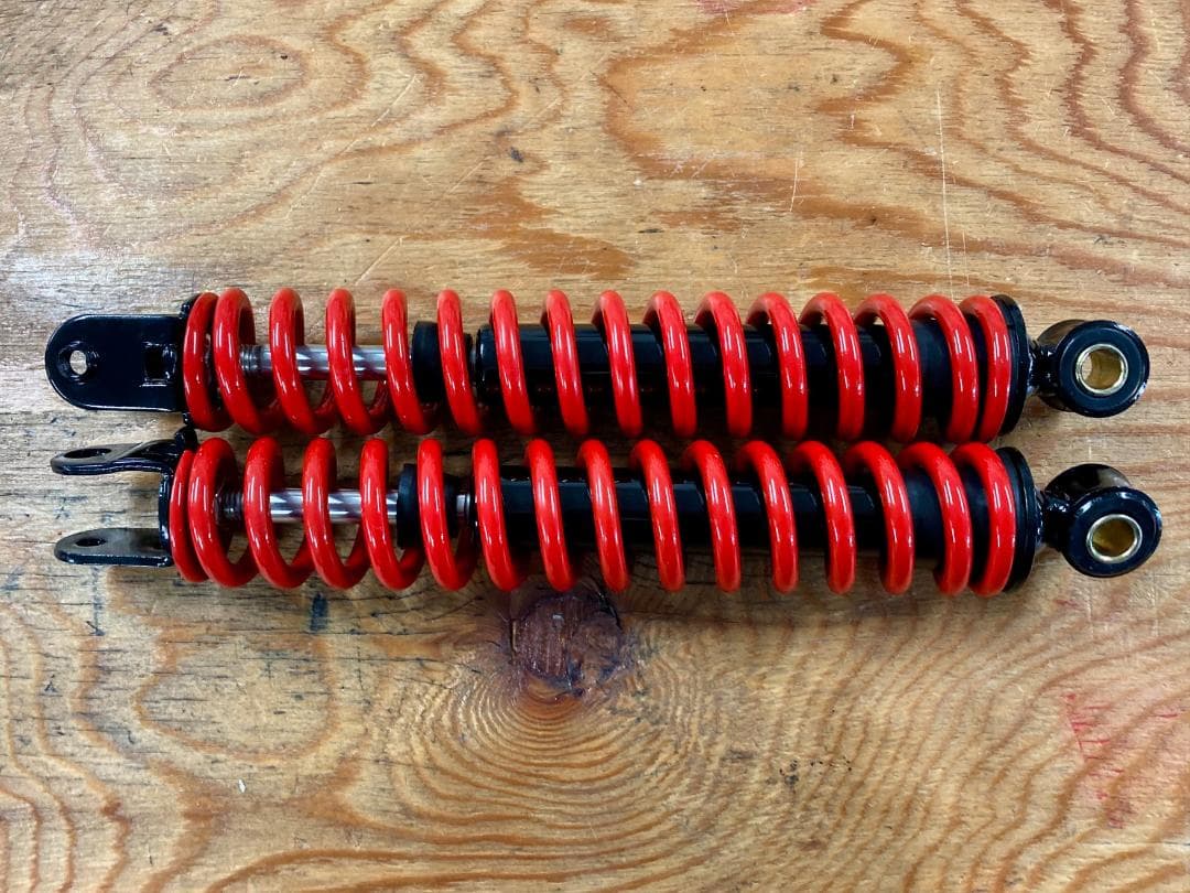 ホンダ ジャイロキャノピー全車適合 フロントサスペンション (赤黒) 二