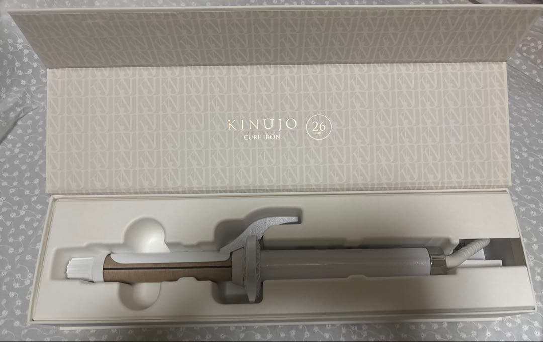 KINUJO カールヘアアイロン 26 dショッピング |【正規品】絹女 KINUJO Curl 絹女カール 【26mm