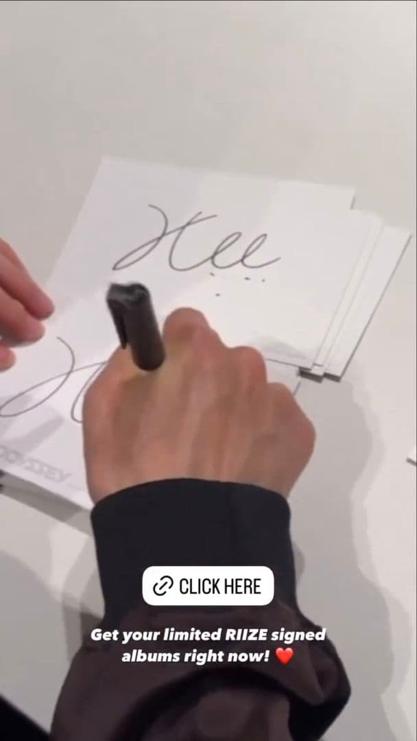 ソヒ 直筆サイン RIIZE ODYSSEY US盤 アメリカ限定 - メルカリ