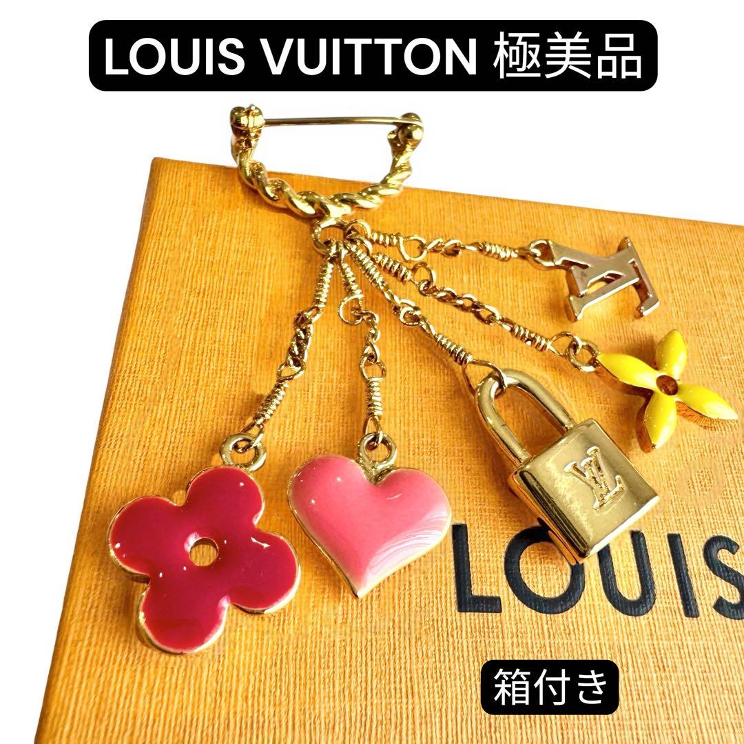 ルイヴィトン　スウィート　モノグラム　5連アイコンフリンジ　ブローチ　極美品 Sold Out－LOUISVUITTONルイ・ヴィトン】ブロッシュ・スウィート