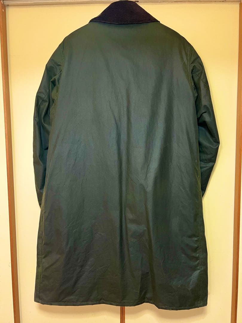 バブアー 英国製 Barbour Border SL 34サイズ スリムフィット SAGE
