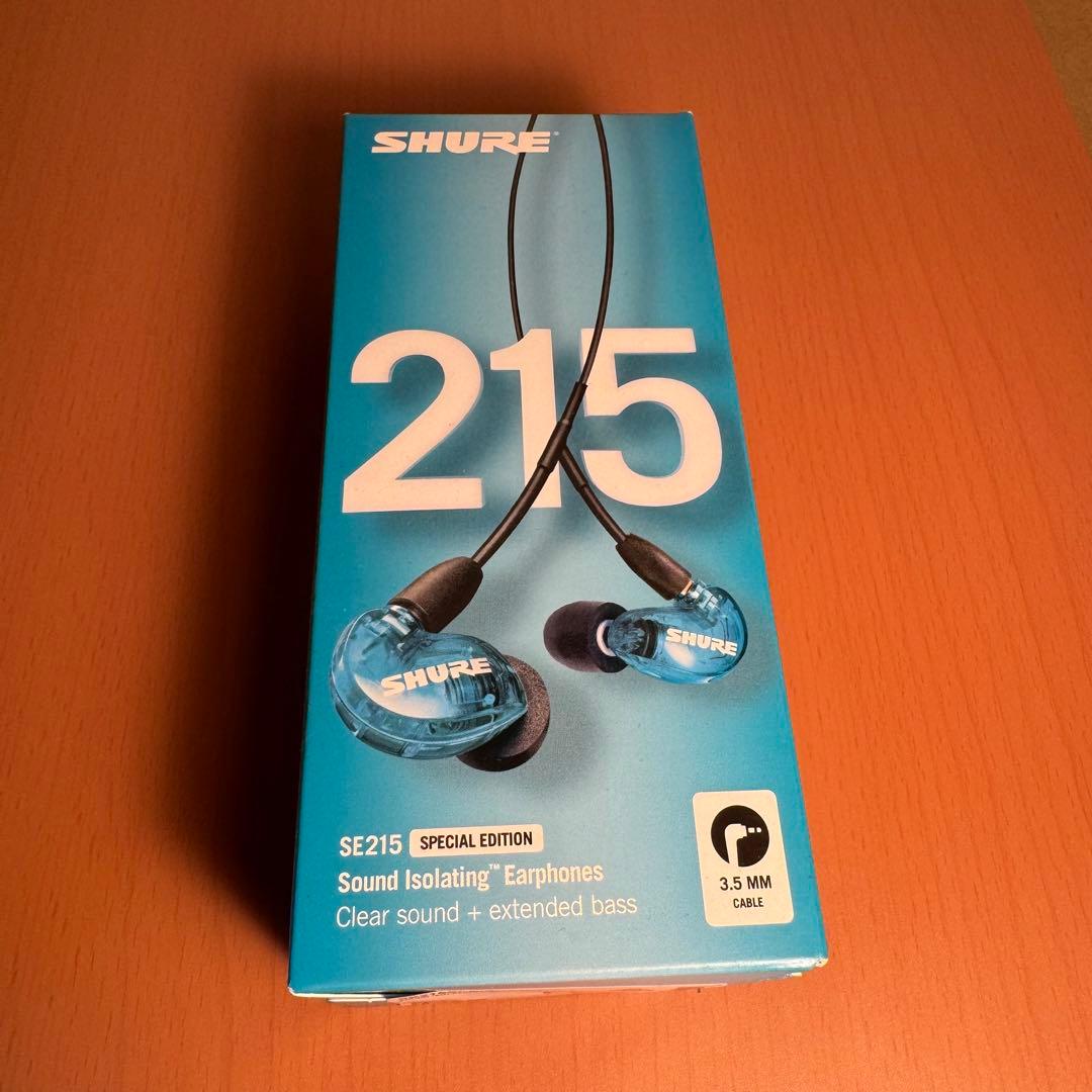 イヤホン Shure SE215 Special Edition SE215SPE-A SHURE SE215 SPECIAL EDITION トランスルーセントブルー [SE215SPE-A