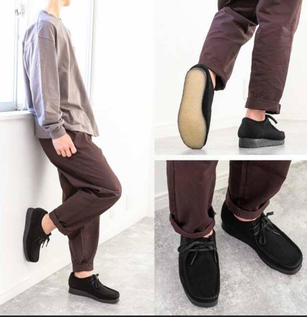 Clarks ブラック Wallabee 25.5cm クラークス ワラビー 黒