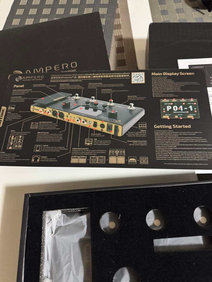 ギター Hotone Ampero Amazon.com: HOTONE Guitar Multi Effects Processor Multi Effects