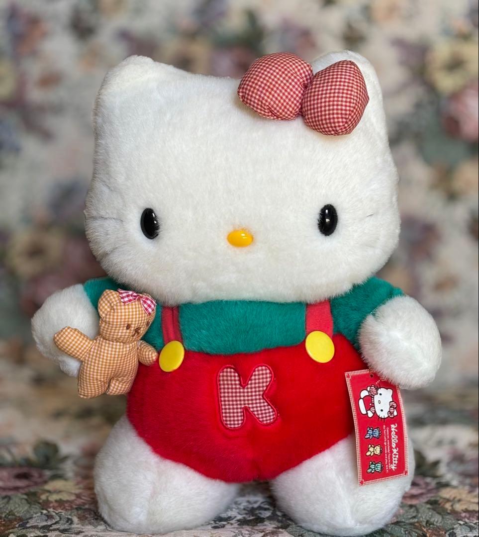 キティ　ぬいぐるみ　レトロ ハローキティ ぬいぐるみ ヴィンテージレトロ[品番：BREW0145640