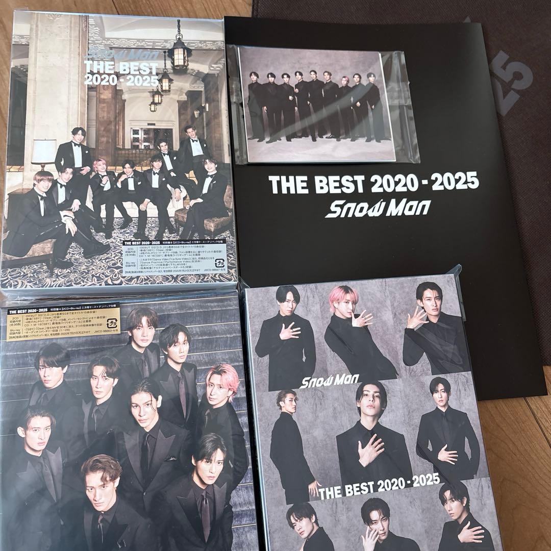 man THE BEST 2020-2025 3形態　初回特典付き 3形態Blu-ray付セット/新品】 THE BEST 2020 - 2025 (初回盤A+初回盤B+