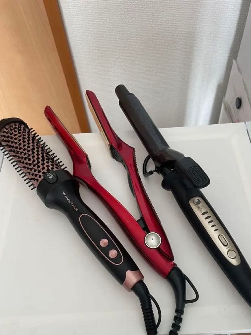 radiant WAVYTALK ヘアアイロン セット Amazon.com: Wavytalk 5 in 1 Curling Iron Set with Thermal Brush