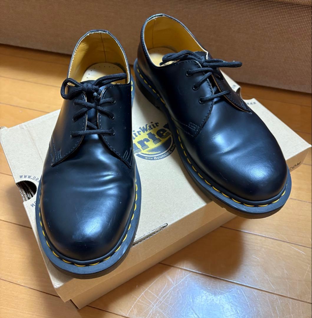 ドクターマーチン 1461 3ホール Dr.Martens Dr.Martens（ドクターマーチン） 3ホール 1461 Z ブラック イエロー