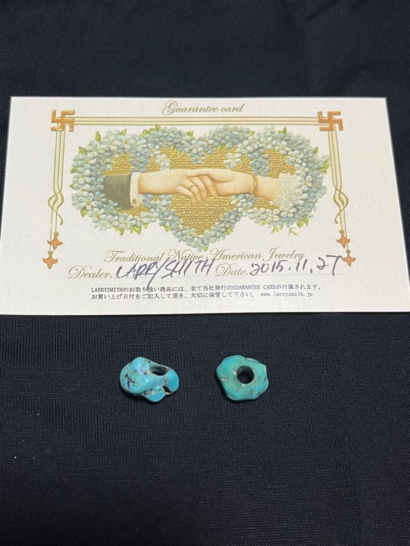 ラリースミス ターコイズ石のみ Larry Smith Larry Smith 6 Point Turquoise Ring - ラリースミス6ポイント