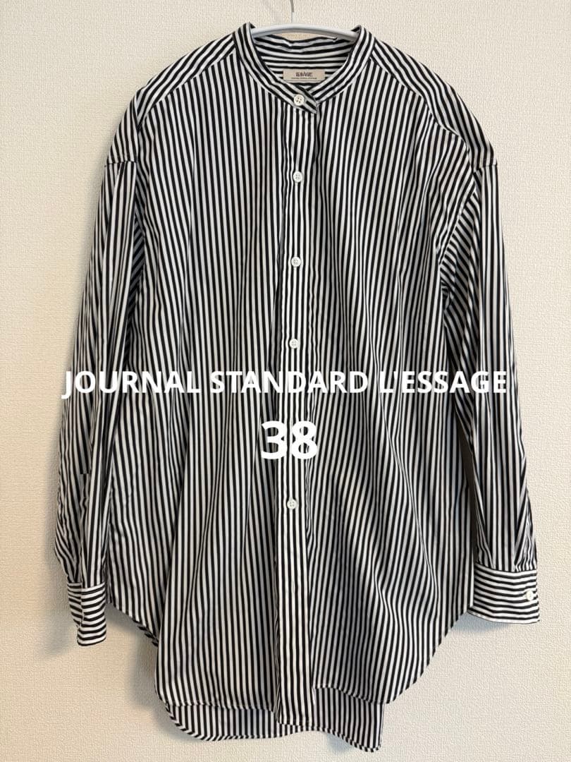 JOURNAL STANDARD L'ESSAGE ストライプスタンドカラー - メルカリ
