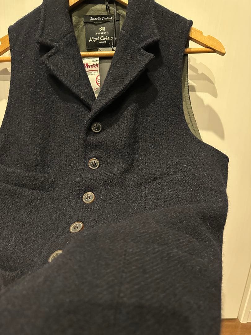 T*7様 Nigel Cabourn マロリーベスト 48 ネイビー