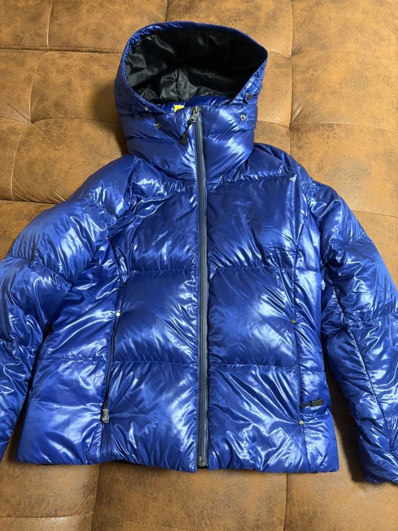 Ralph Lauren RLX ダウン ブルー Sサイズ New Ralph Lauren RLX Blue & Green Lightweight Winter Puffer Down