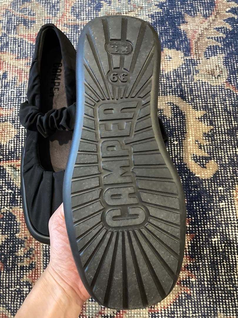 CAMPEER フラットシューズ 黒 24.5cm レディース ウェディング