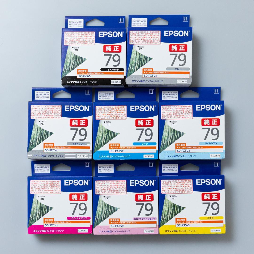 エプソン純正 SC-PX5VII用インクカートリッジ8色セット（竹） エプソン純正 SC-PX5VII用インクカートリッジ8色セット（竹） エプソン