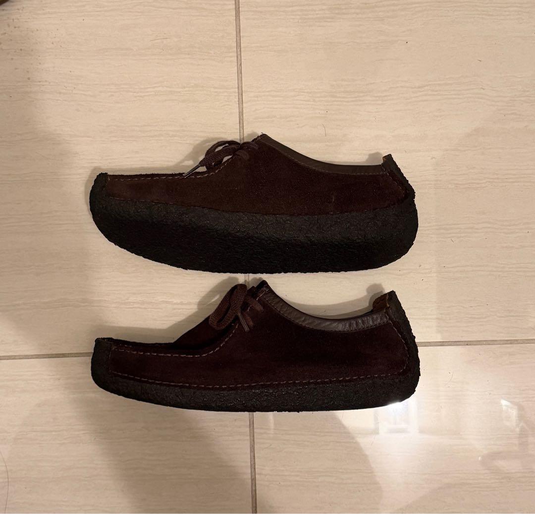 クラークス　ナタリー　スエード　ダークブラウン　UK7.5 US8 25.5cm