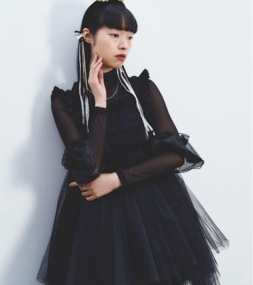 c*i様 PERNA チュールギャザーキャミソール PERNA（ペルナ）の「チュールギャザーキャミソール（シャツ/ブラウス