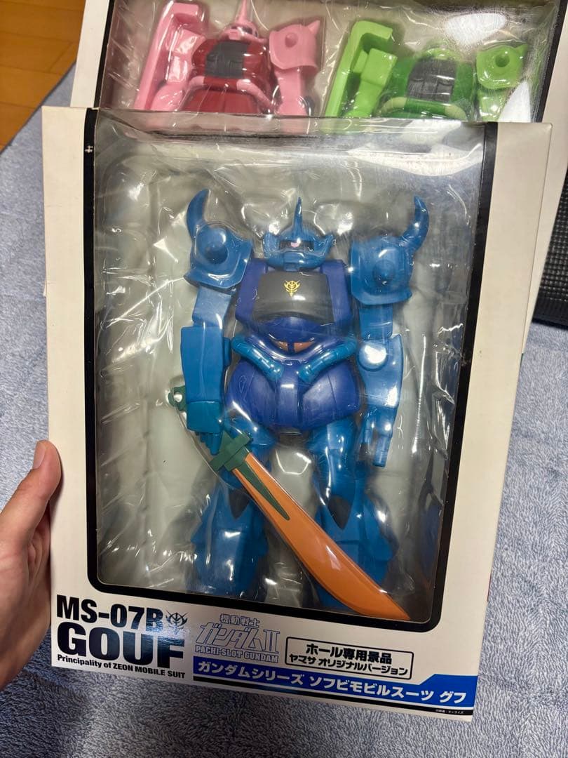 未開封】ホール専用景品 ガンダム グフ＋シャア専用ザク＋量産型ザク