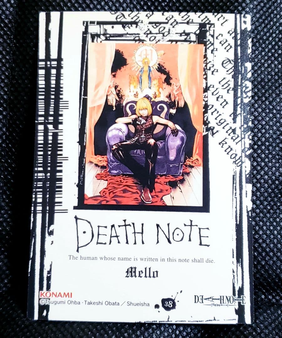 DEATH NOTE 展 デスノート メロ トレカ 小畑健 38 カード - メルカリ