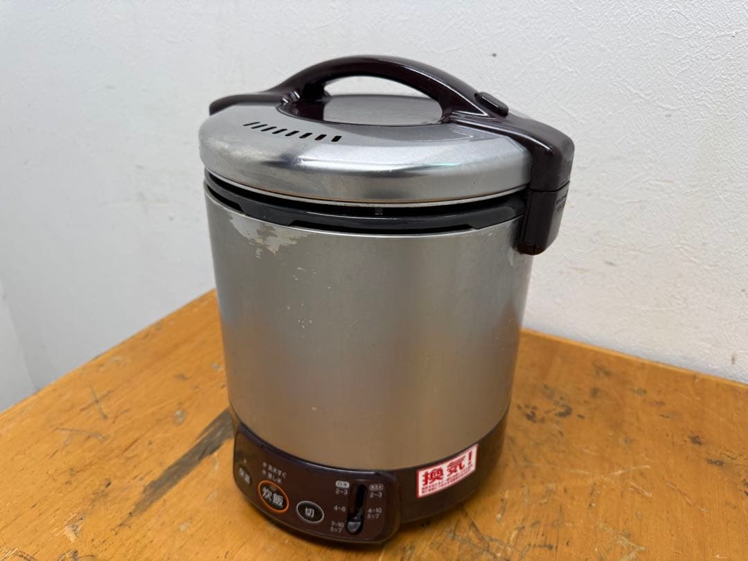 リンナイ　ガス炊飯器　こがまる　都市ガス　厨房　飲食店　RR-100VM-1 Amazon | リンナイ ガス炊飯器 「こがまる」 1升 RR-100VQT(DB