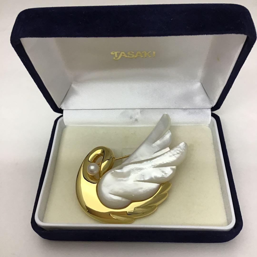 最終値下げ‼️‼️未使用品‼️ TASAKI田崎真珠 パール白蝶貝 ブローチ